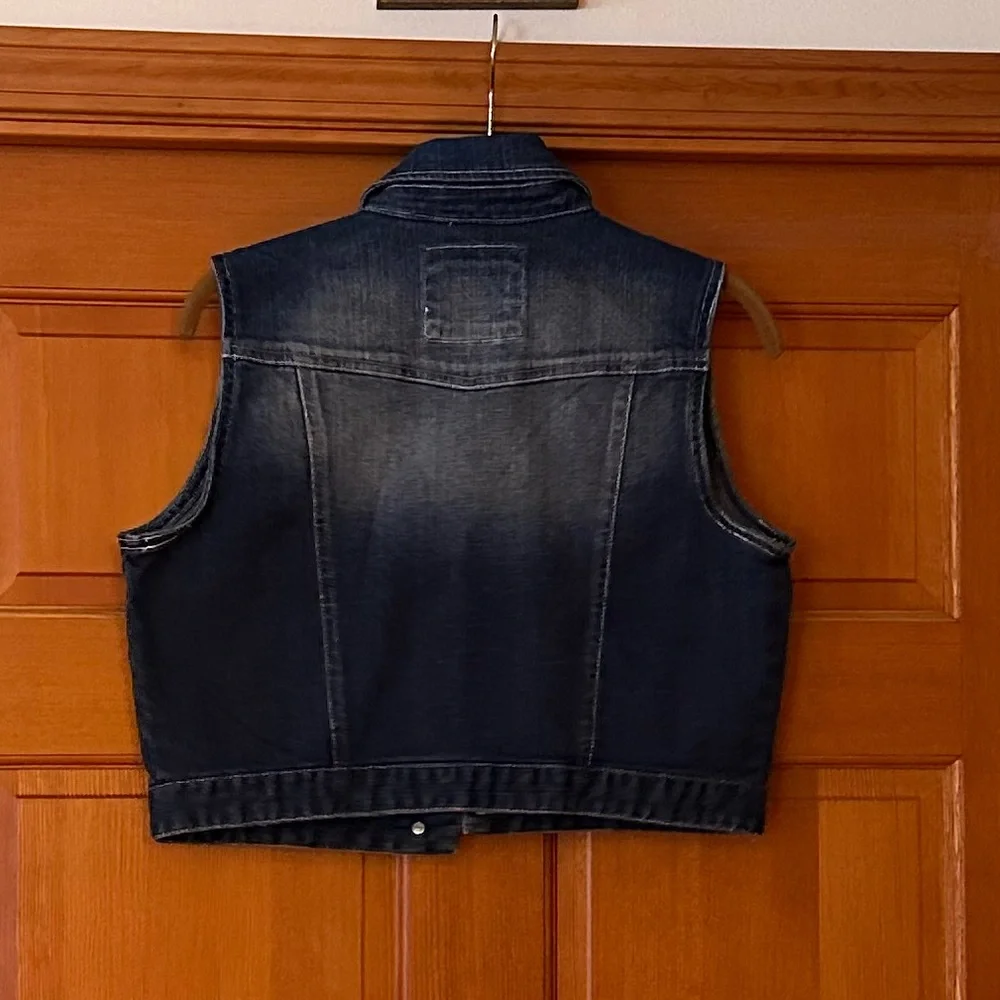 Justice Denim Vest size 18